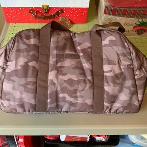 Victoria’s Secret pink  camo duffel bag